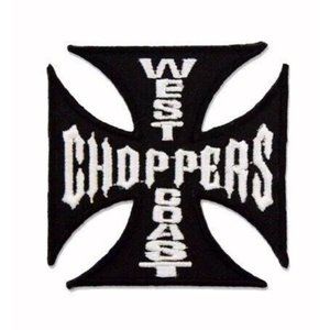 West Coast Choppers Embroidered Iron-On Patch -NEW Fast Ship